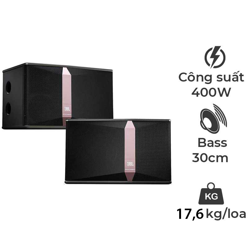 Loa JBL Ki512 Chính Hãng, Bass 30cm, Công Suất 400W RMS, 17.6Kg/1loa