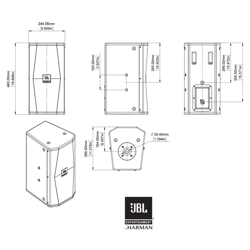 Mô hình thiết kế loa JBL XS08