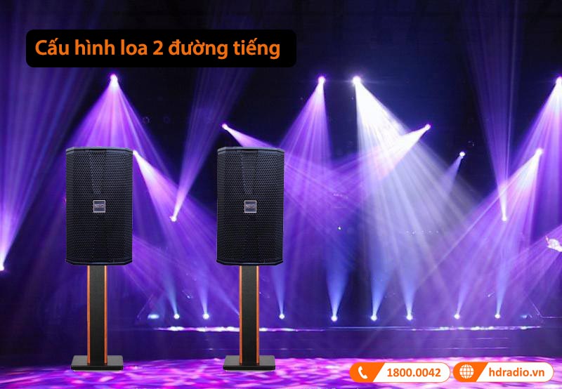 Loa 2 đường tiếng