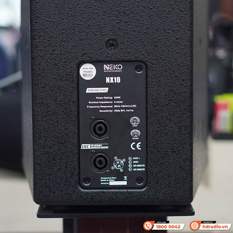 Loa NEKO NX10, Bass 25cm, 300W-9