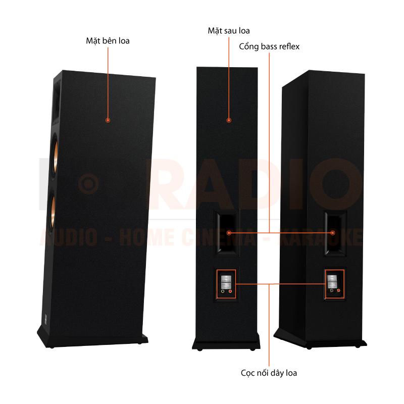 Chú thích Loa Paramax EURO 8 Luxury