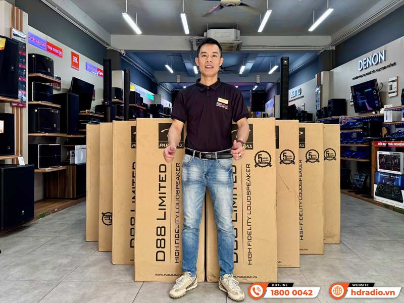 Loa Paramax D88 Limited, Bass 30cm, Công Suất 120W, Bảo Hành 5 năm-22