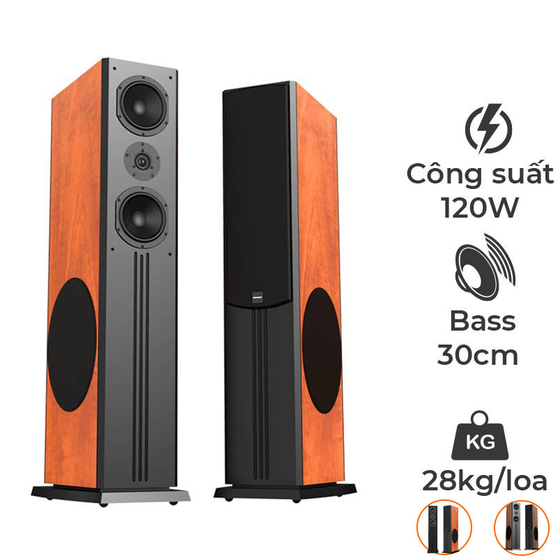 Loa Paramax D88 Limited, Bass 30cm, Công Suất 120W, Bảo Hành 5 năm