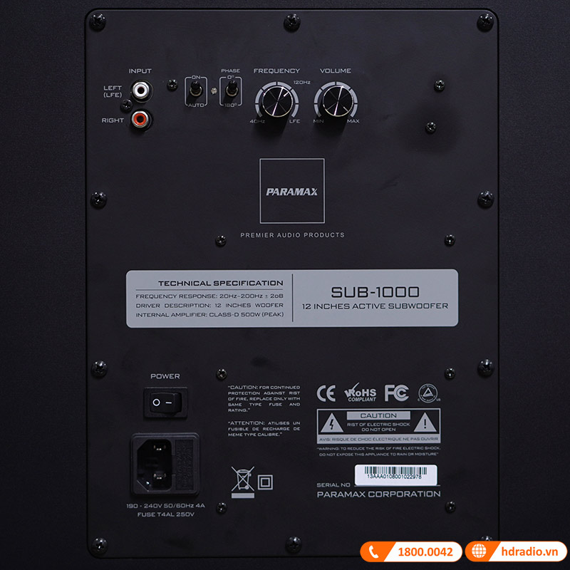 Loa Paramax SUB 1000 New 2023-9