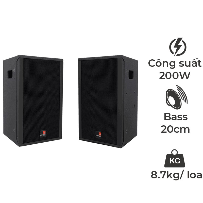 Loa Tecnare Ibza 8, Bass 20cm, 200W