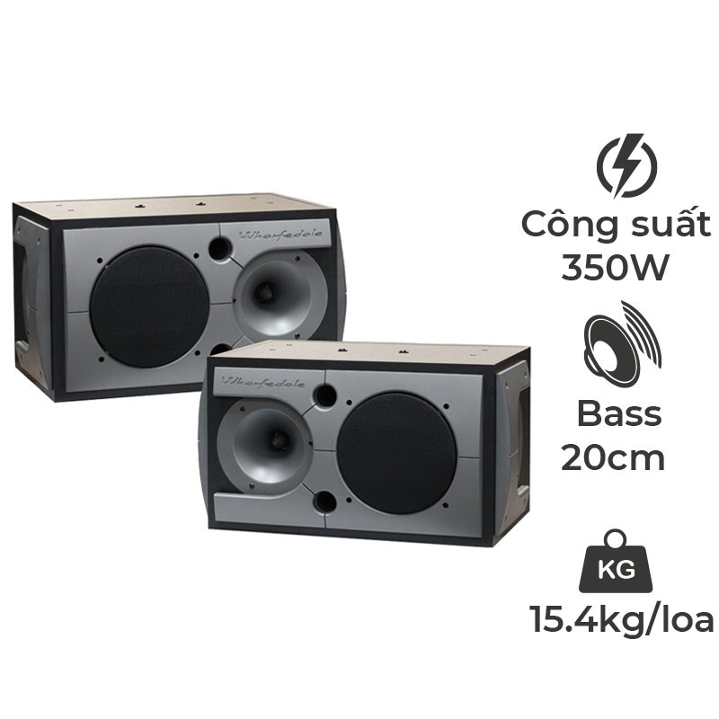 Loa Wharfedale 3190, Bass 20cm, 350W