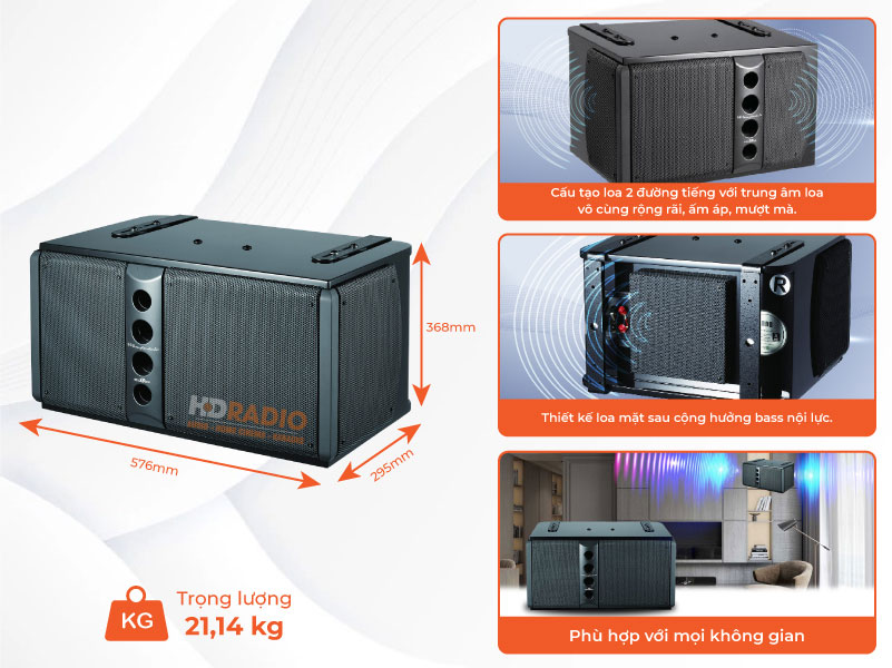 Loa Wharfedale 5090 phù hợp mọi không gian