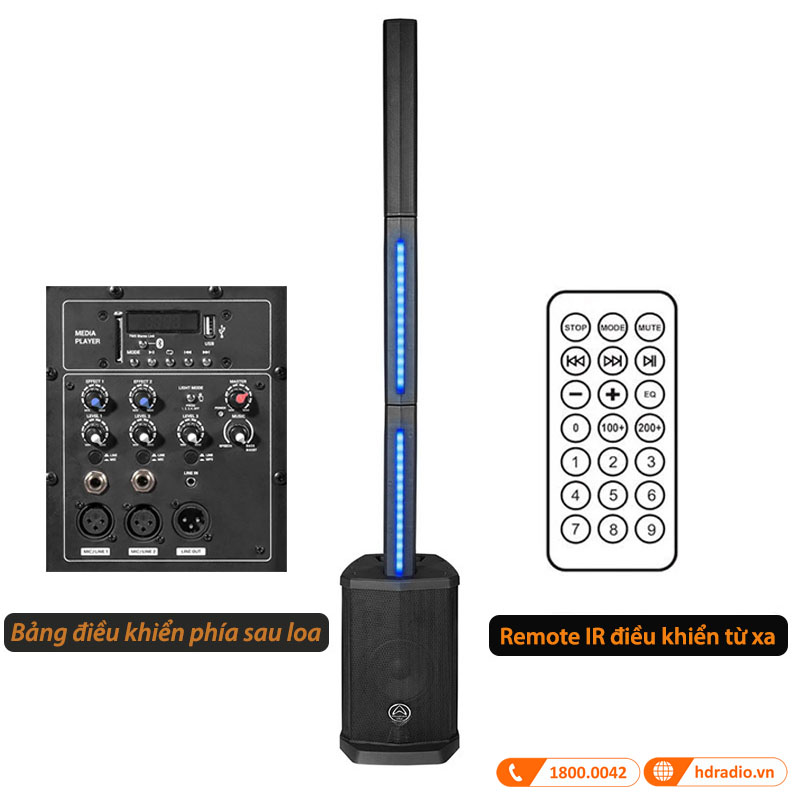 điều khiển cơ bản, dễ dàng với Wharfedale IS-48