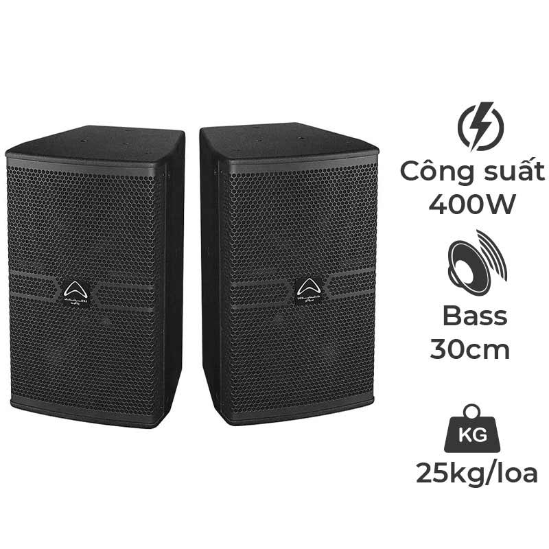 Loa Wharfedale ANGLO E12, Bass 30cm, công suất 400W, Từ Neo