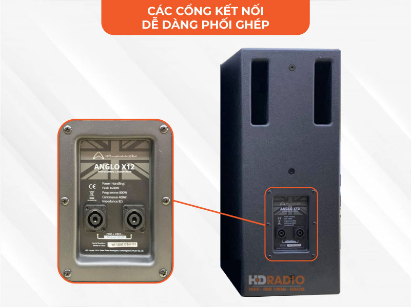 Cổng kết nối chuyên nghiệp, chắc chắn, an toàn.