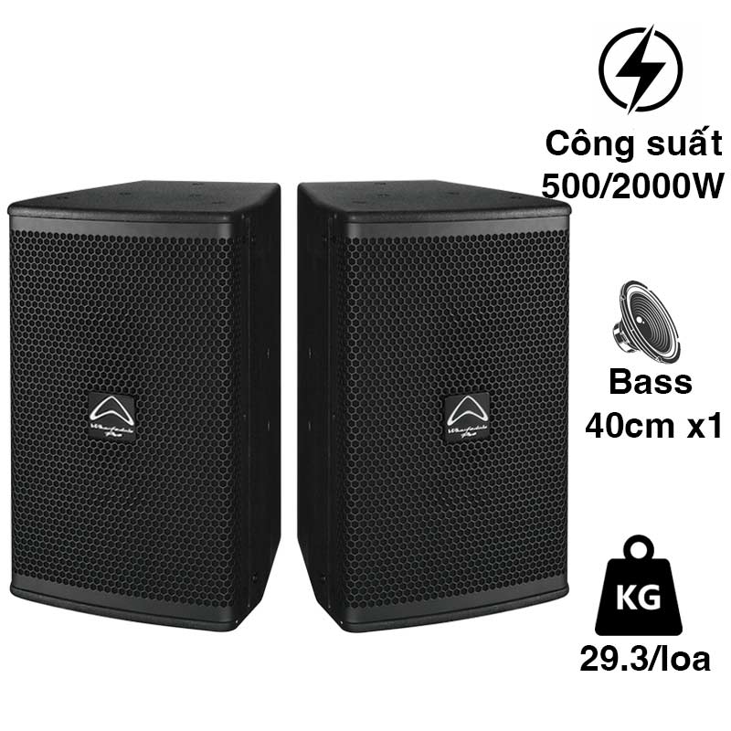 Loa Wharfedale Pro K6015, Bass 40, Công suất 500W