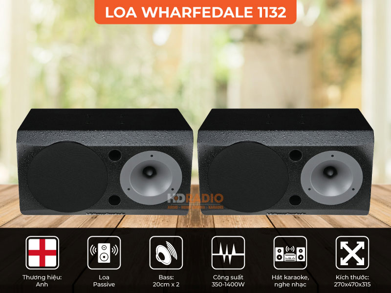 Loa wharfedale 1132 chính hãng