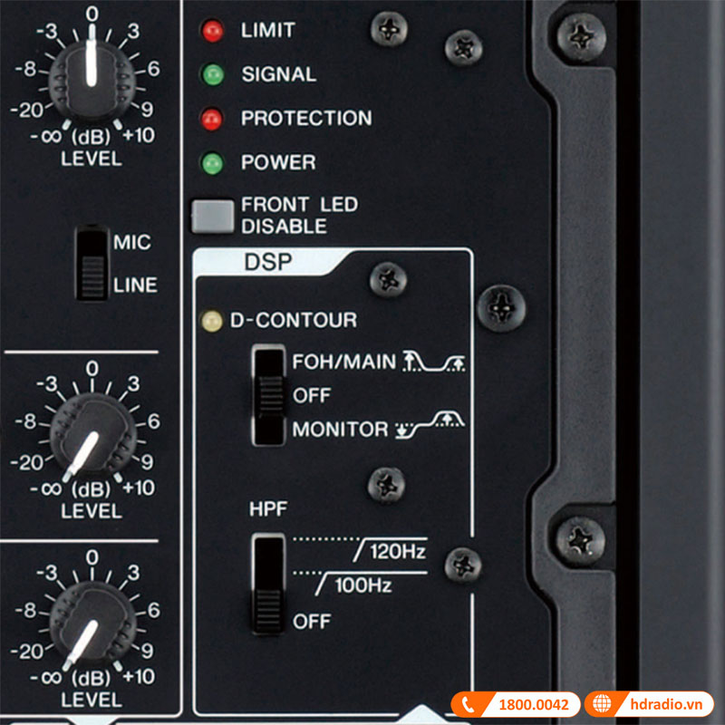tùy chỉnh D-CONTOUR và HPF