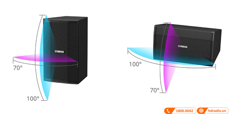 Loa Yamaha VKE2015, Bass 38cm, công suất tối đa 1400W, Độ Nhạy 98 dB-2