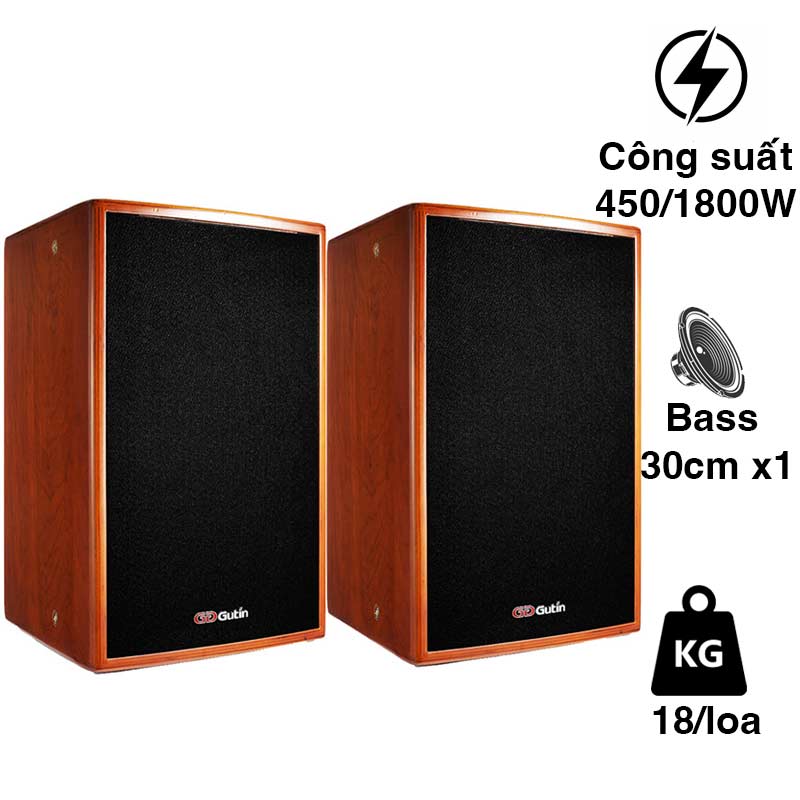 Loa Gutin GDL 6612, Bass 30cm, Công suất 450W