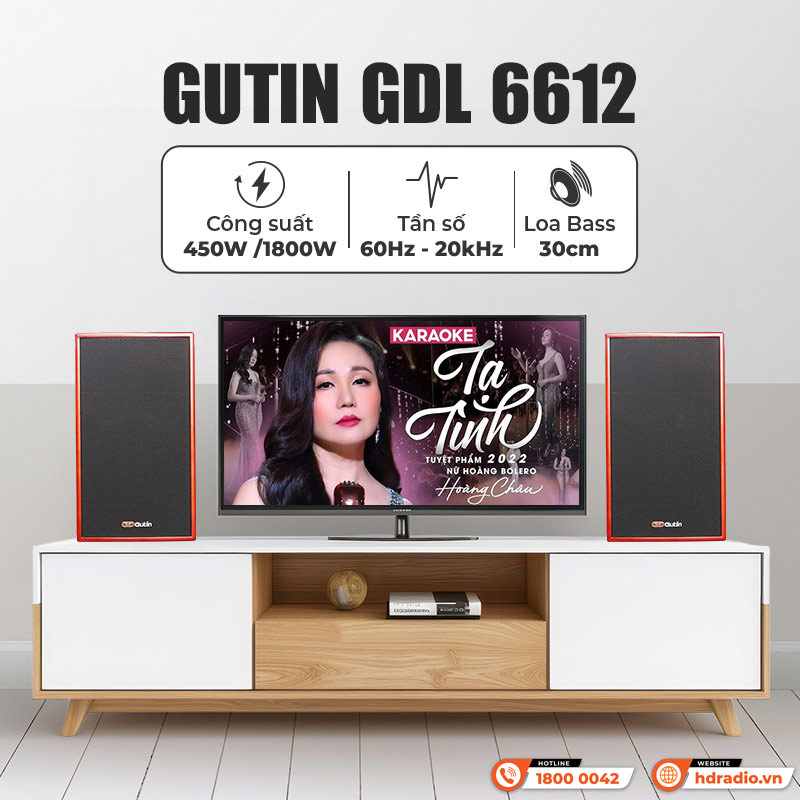 Tính năng Loa Gutin GDL 6612
