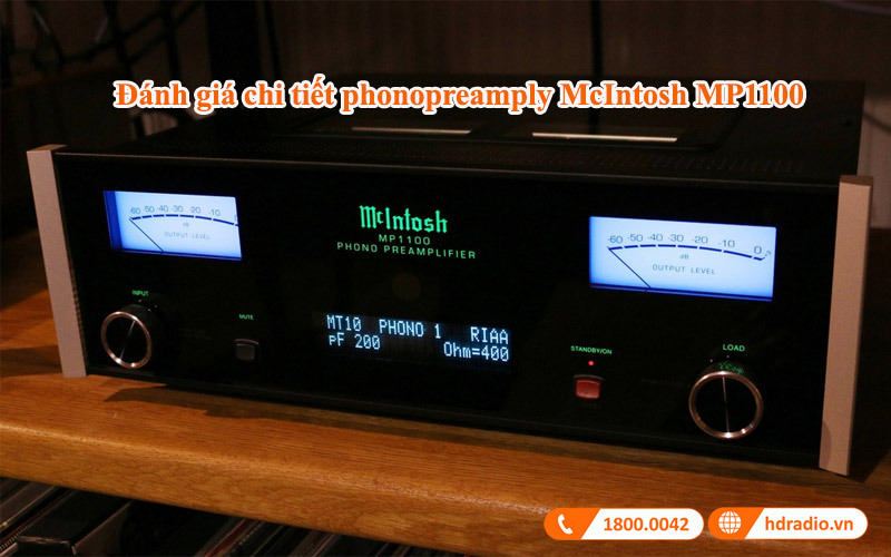 danh gia phonopreamply mcintosh mp1100
