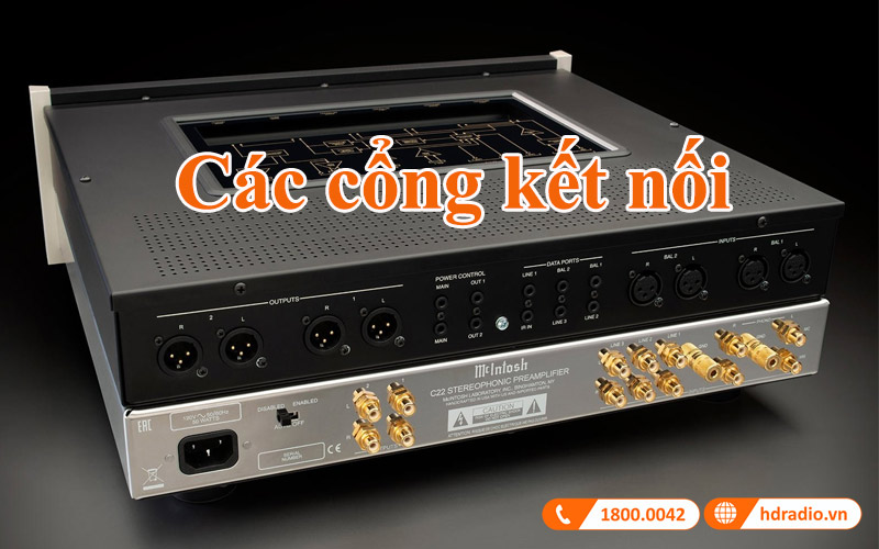 cong ket noi pre amply mcintosh c22 mk5