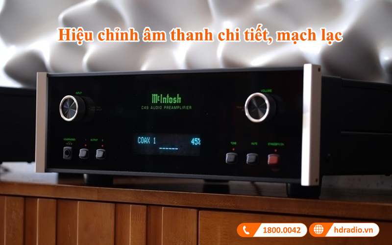 hieu chinh am thanh preamply mcintosh c49