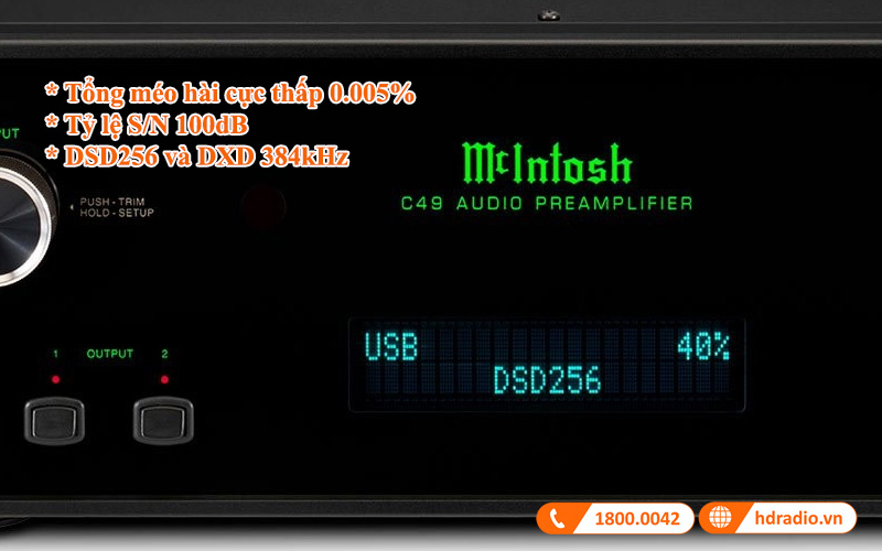 thong so ky thuat preamply mcintosh c49