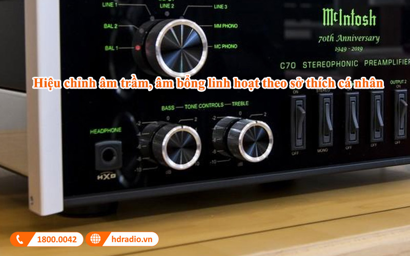 hieu chinh am pre amply mcintosh c70
