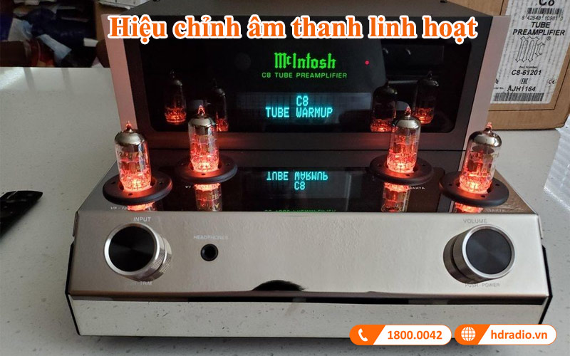 hieu chinh am thanh preamply mcintosh c8