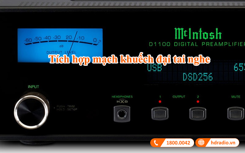 mach khuech dai tai nghe preamply mcintosh d1100 mach khuech dai tai nghe preamply mcintosh d1100