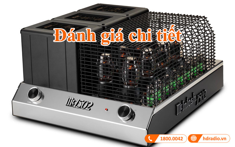 danh gia power amply den mcintosh mc1502