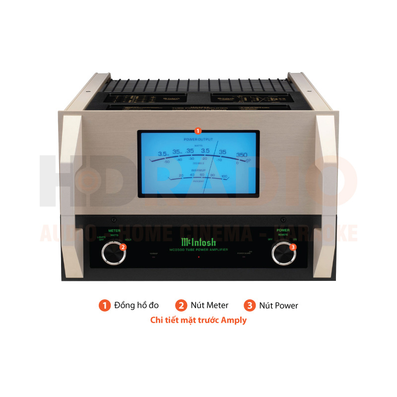 Chú thích Mono Power McIntosh MC3500 MKII