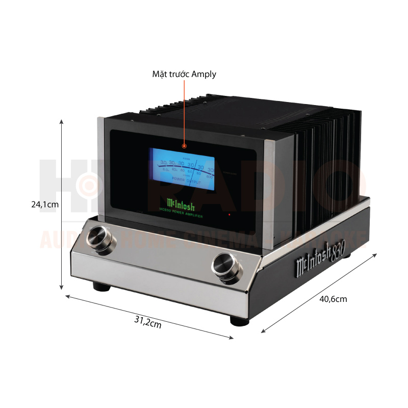 Chú thích Mono Power McIntosh MC830 Chú thích Mono Power McIntosh MC830