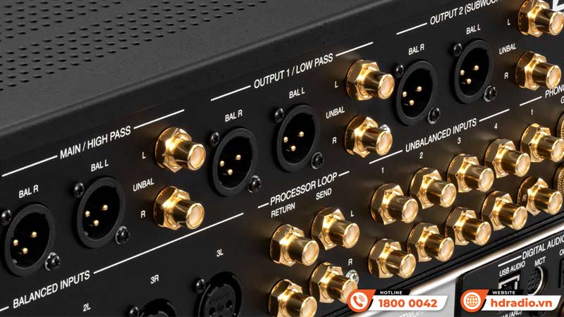 Ngõ vào Analog Pre Amply McIntosh C2800