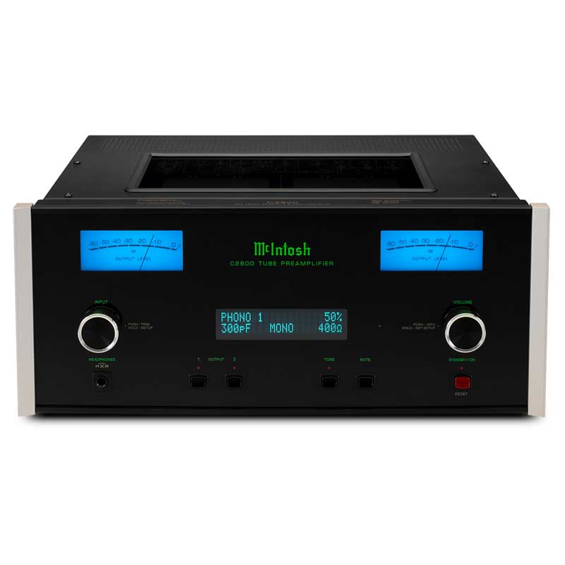 Pre Amply McIntosh C2800, DAC Quad Balanced 8-channel 32-bit, balanced, RCA, phono MM, phono MC, App McIntosh Connect-2