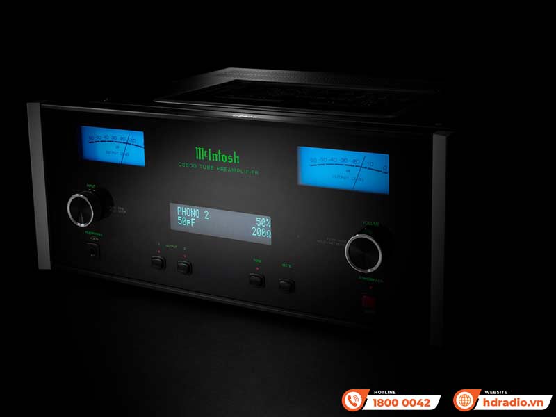 Thiết kế Pre Amply McIntosh C2800