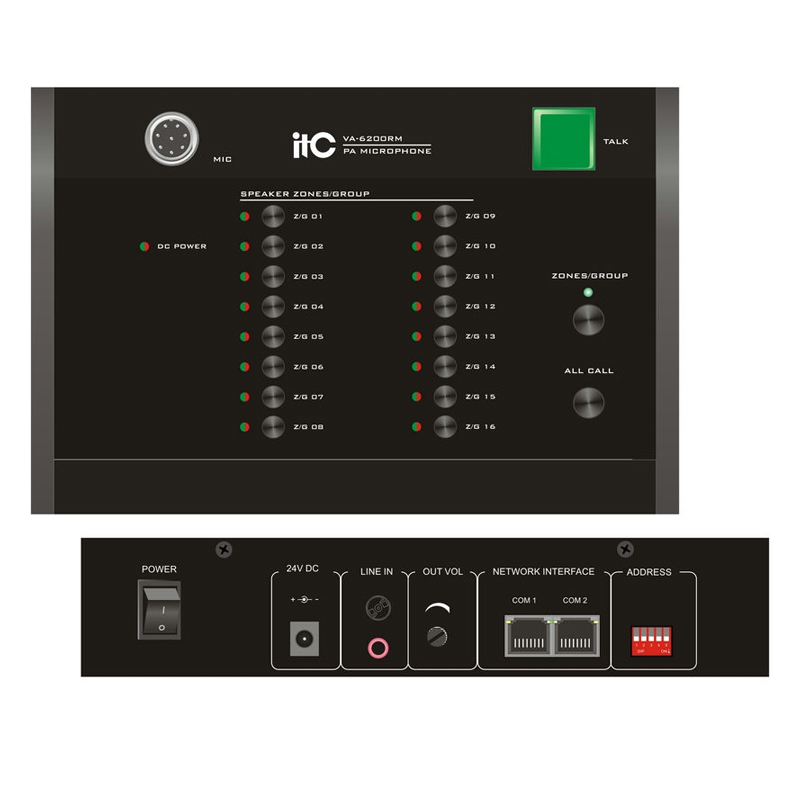 Micro chọn vùng từ xa 16 vùng ITC VA-6200RM-2