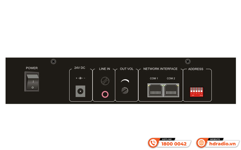 Micro chọn vùng từ xa 16 vùng ITC VA-6200RM