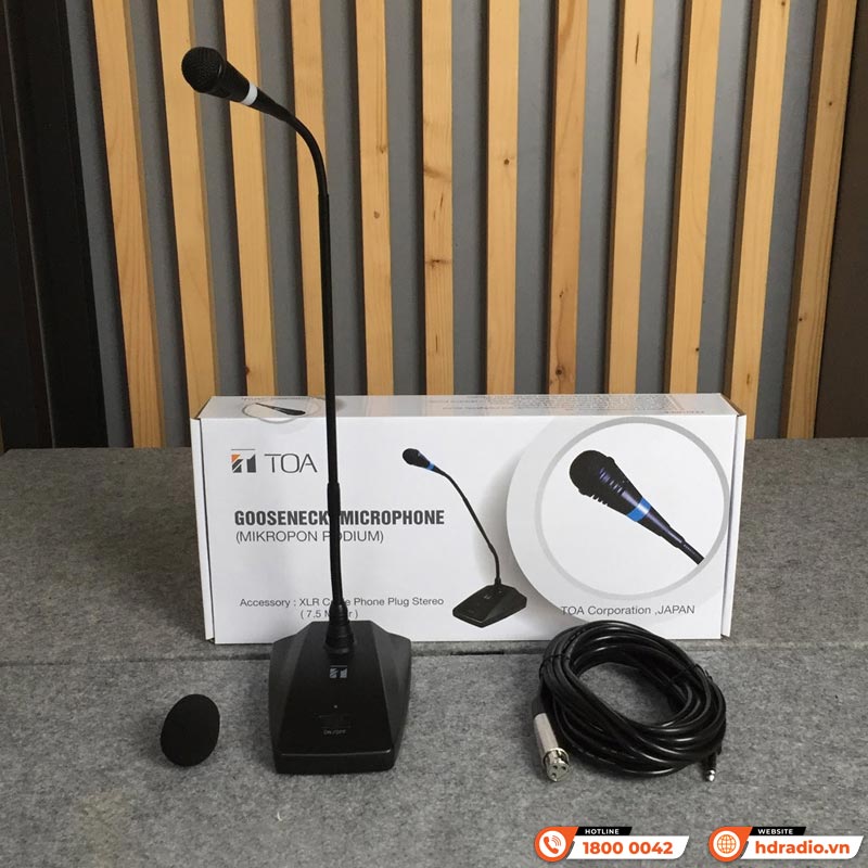  Hình ảnh thực tế Micro Cổ Ngỗng TOA EM-380