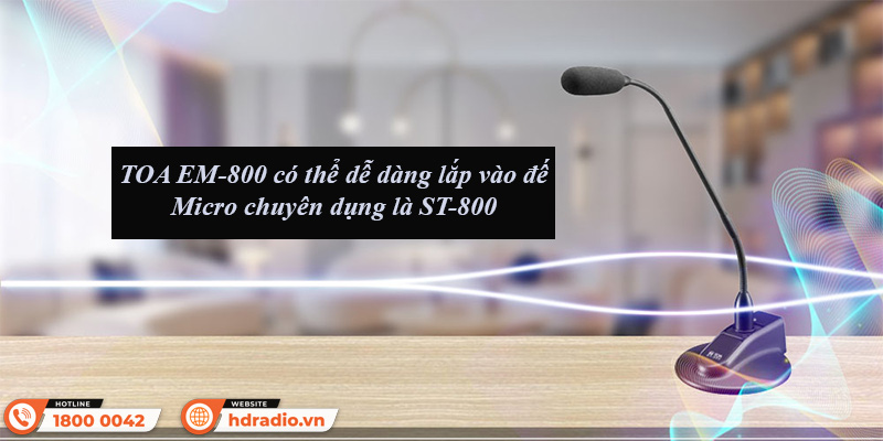 Micro tụ điện cổ ngỗng TOA EM-800