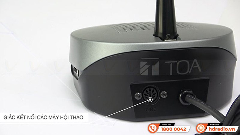Kết nối Micro TOA TS-691L-AS (chủ tịch)