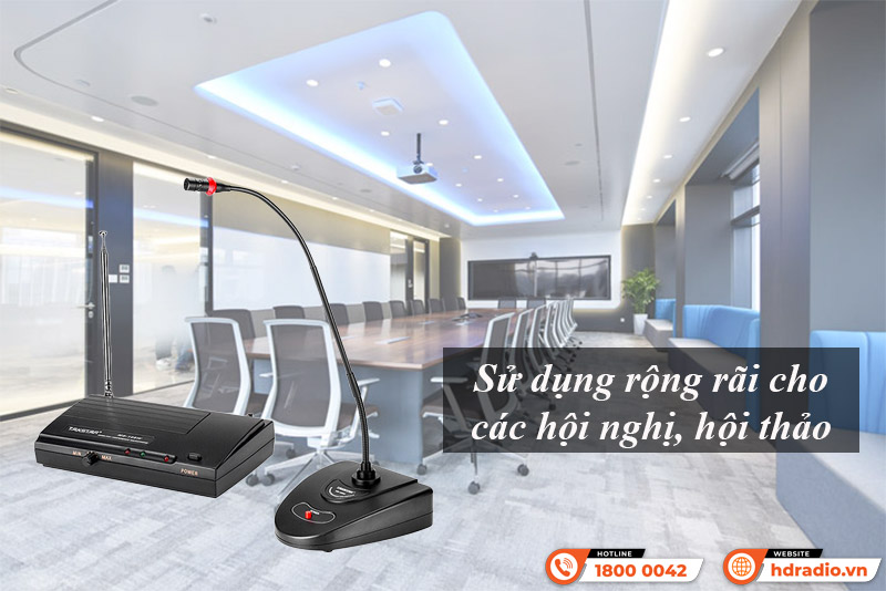 Ứng dụng thực tế Micro cổ ngỗng Takstar MS-168W