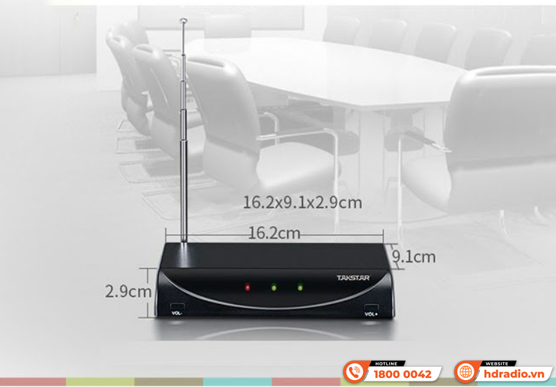 Đầu thu Micro cổ ngỗng Takstar MS-208W Micro cổ ngỗng Takstar MS-208W