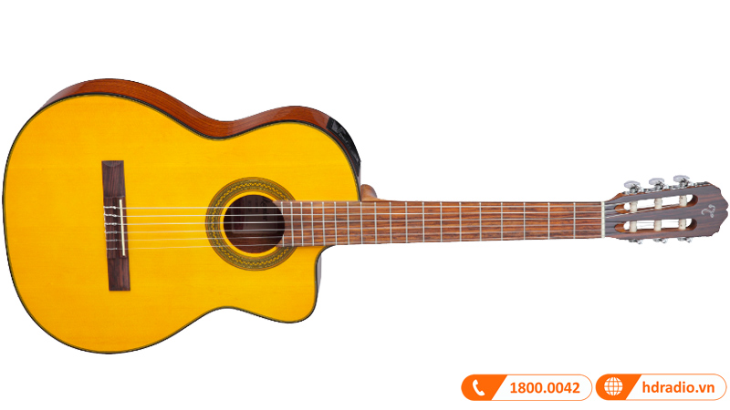 Đàn Guitar Takamine GC1CE-NAT, guitar acoustic điện-9