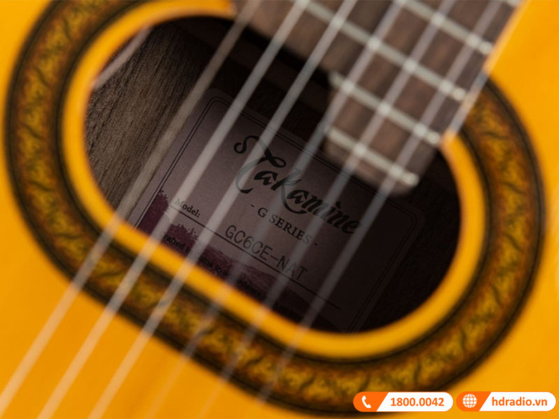 Đàn Guitar Takamine GC6CE-NAT, guitar classic electric-2