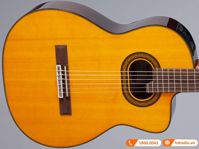 Đàn Guitar Takamine GC6CE-NAT, guitar classic electric-5