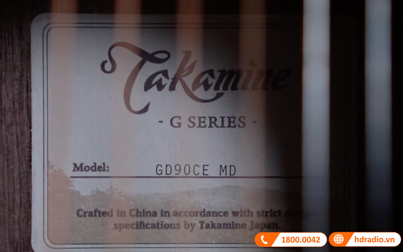 Đàn Guitar Takamine GD90CE-MDNAT, guitar acoustic điện-3