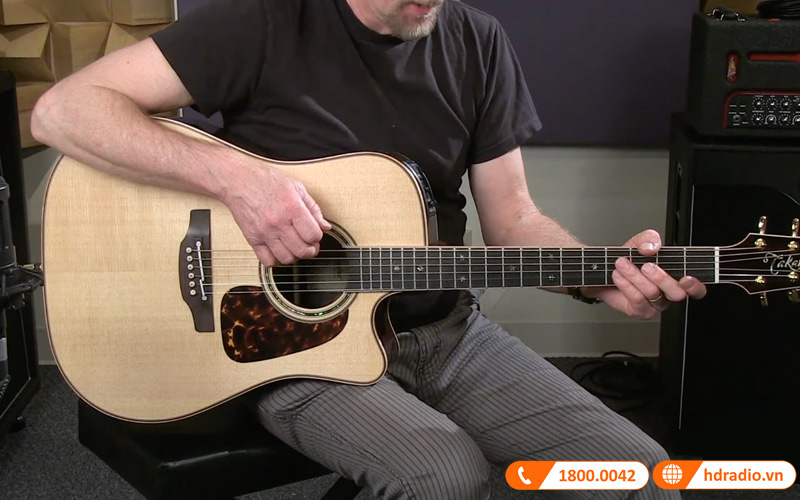 Đàn Guitar Takamine P7DC, guitar acoustic điện-1