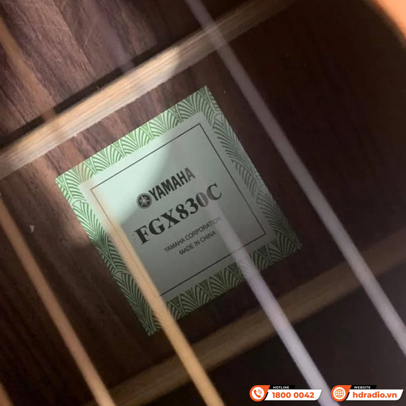 Đàn Guitar Yamaha FGX830C, guitar acoustic electric-7