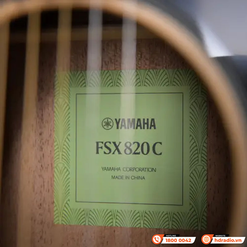 Đàn Guitar Yamaha FSX820C, guitar acoustic electric-5