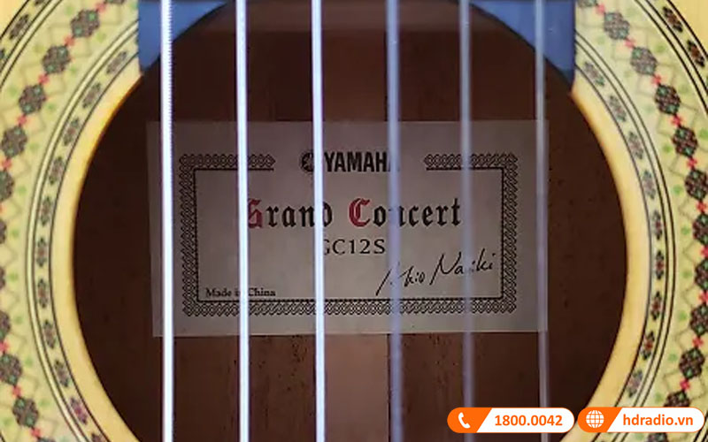 Đàn Guitar Yamaha GC12S, guitar classic-5