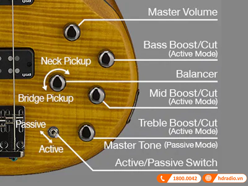 Đàn Guitar Yamaha TRBX605FM