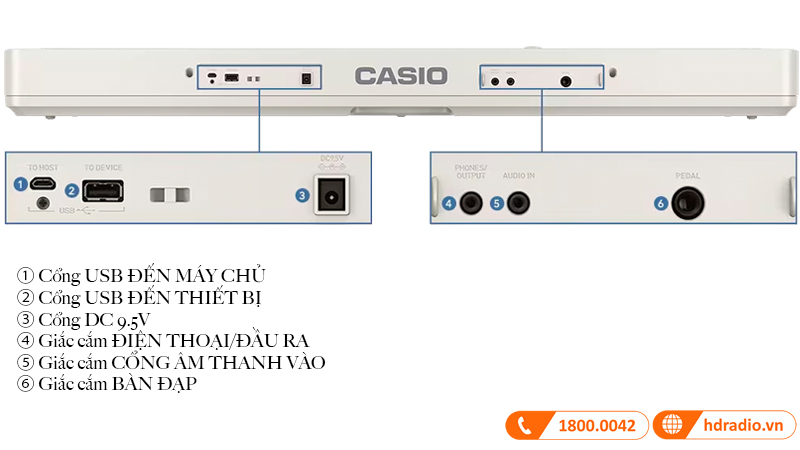 Đàn Organ Casio CT-S1, Standard Keyboard 61 phím-17